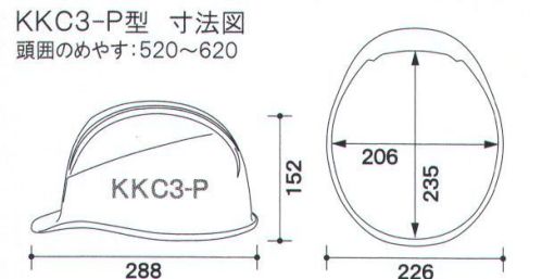 ワールドマスト　ヘルメット KKC3-P-C KKC3-P型ヘルメット(KKC3-B)バイザー色:ブルー 住べ KKC3-P型(KKC3-B) 重量/429g眩しさをおさえる濃色グレースモークの半透明バイザーを採用！！(KKC3-P-B)飛来落下物、墜落時保護、新型通気口。※こちらの商品のバイザーのお色は「ブルー」です。※この商品はご注文後のキャンセル、返品及び交換は出来ませんのでご注意下さい。※なお、この商品のお支払方法は、先振込（代金引換以外）にて承り、ご入金確認後の手配となります。 サイズ／スペック